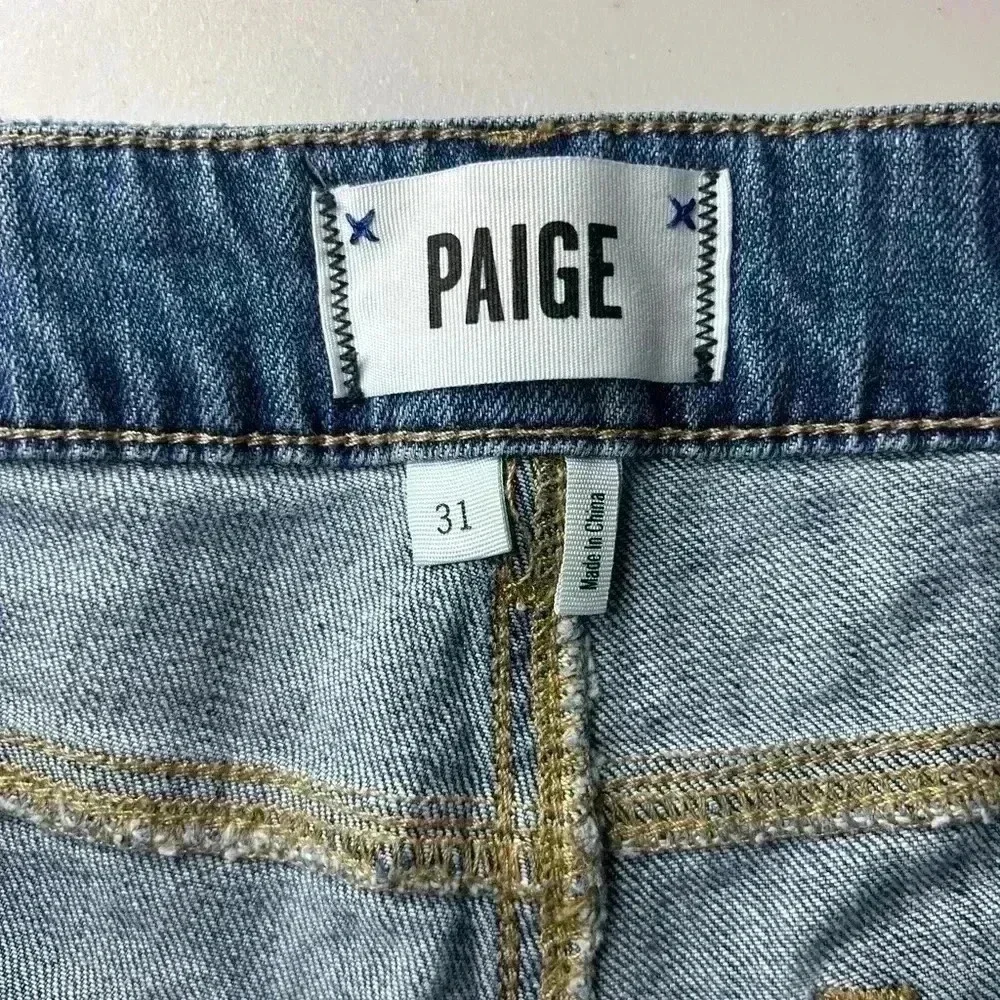 Paige Denim Jimmy Jimmy Rolled Cutt-off Jean Shorts Size‎ 31 - Picture 2 of 5
